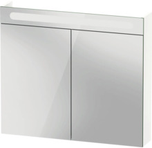 Zrcadlová skříňka se dvěma dvířky a osvětlením