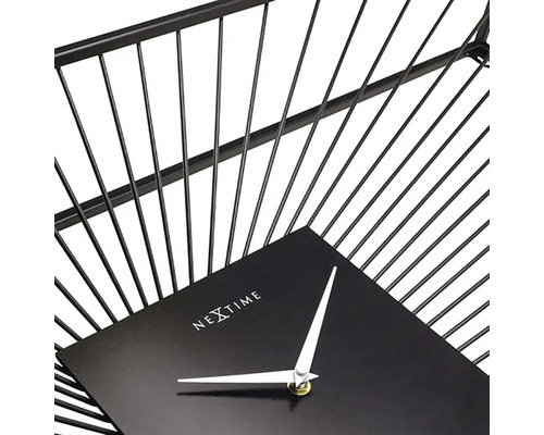 Nástěnné hodiny Nextime Logo s kovovým rámem