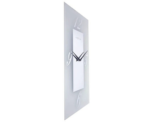 Obdélníkové nástěnné hodiny s číslicemi