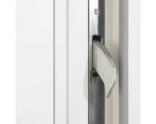 Detail okenní kliky pro zavření okna