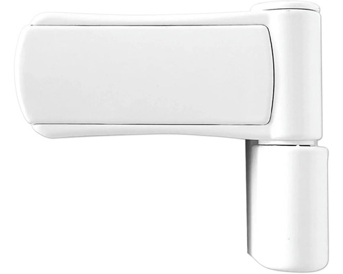 Bílý dveřní závěs