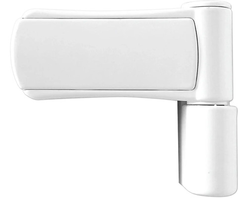 Bílý dveřní závěs