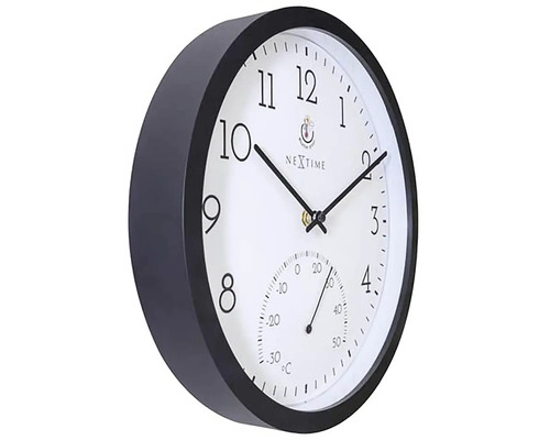 Nástěnné hodiny s teploměrem