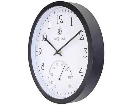Nástěnné hodiny s teploměrem