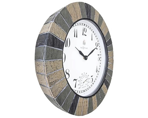 Nástěnné hodiny s teploměrem