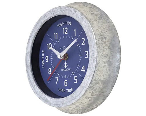 Přílivové hodiny s námořnickým designem pro montáž na stěnu