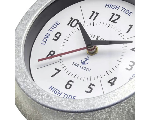 Hodiny přílivu a odlivu s ukazatelem přílivu a odlivu