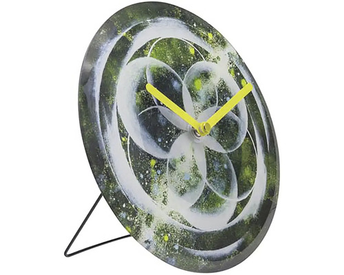Stolní hodiny Nextime Ø 20 cm Cosmo zelené