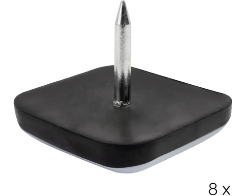 Osm podložek pod židle s hřebíkem