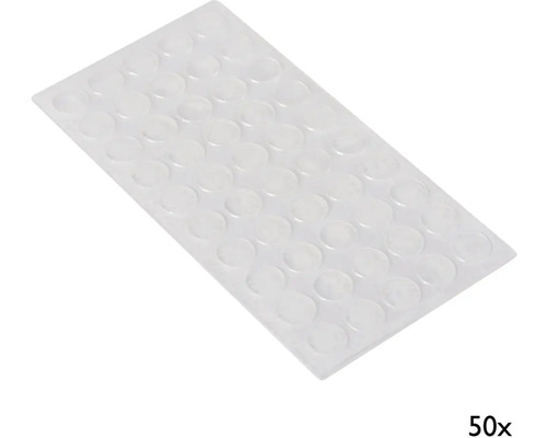 Balení 50 průhledných dorazů