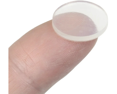 Kulatý kluzák na nábytek na prstu