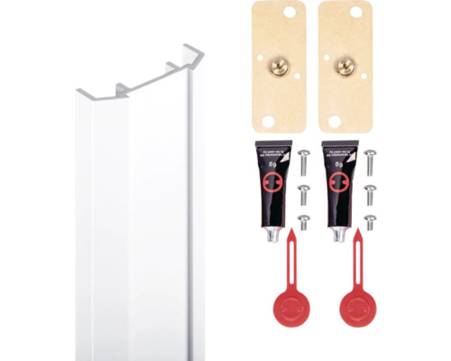 Sprchové těsnění s montážním příslušenstvím