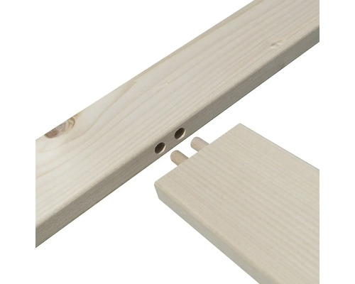 Dřevěná deska s kolíkovým spojem