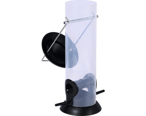 Krmítko pro ptáky s bidýlky a transparentní nádobou