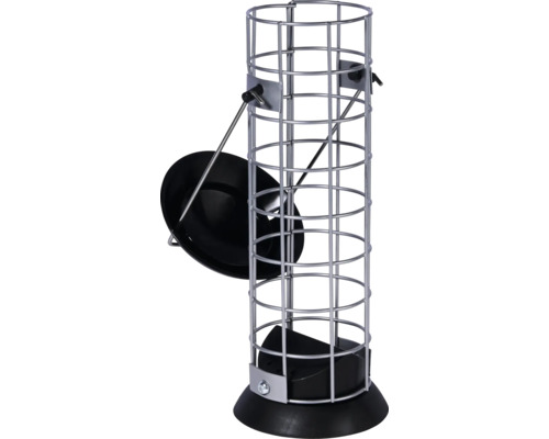 Krmítko pro ptáky s kovovou mřížkou