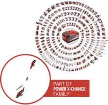 Produktová řada Einhell Power X-Change s akumulátorem a zahradním nářadím