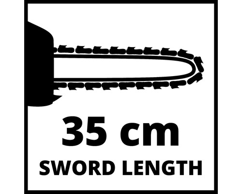 Délka lišty 35 cm pro řetězovou pilu