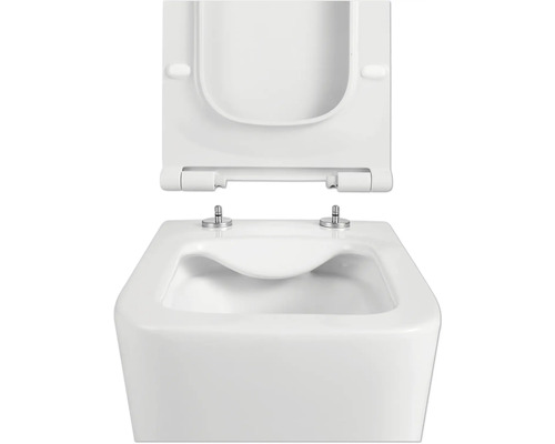 Keramické WC s otevřeným záchodovým prkénkem