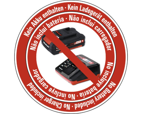 Symbol: Baterie ani nabíječka nejsou součástí balení