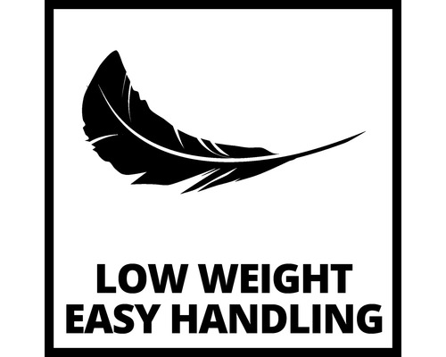 Symbol nízké hmotnosti a snadné manipulace