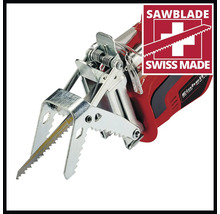 Logo Einhell. Pilový list Swiss Made.