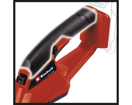 Logo Einhell na akumulátorovém zahradním nářadí