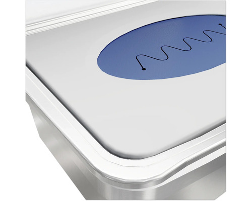 Detailní pohled na ohřívací nádobu s víkem