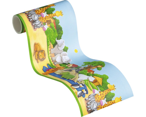 Tapetová bordura s motivy zvířat do dětského pokoje