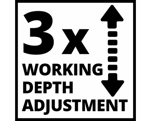 Symbol pro trojnásobné nastavení pracovní hloubky