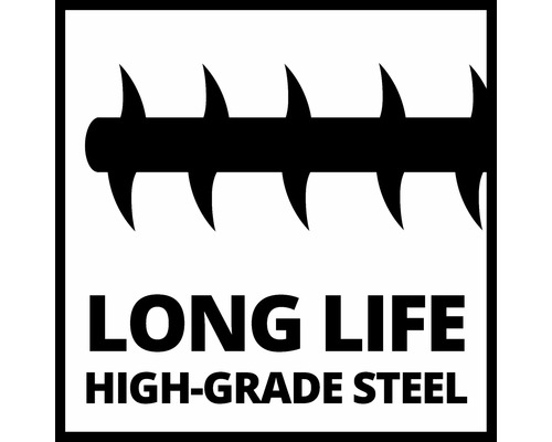 Symbol dlouhé životnosti a vysoce kvalitní oceli