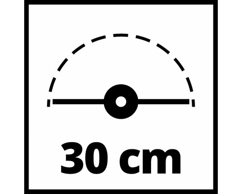 Symbol pro rozsah otáčení 30 centimetrů
