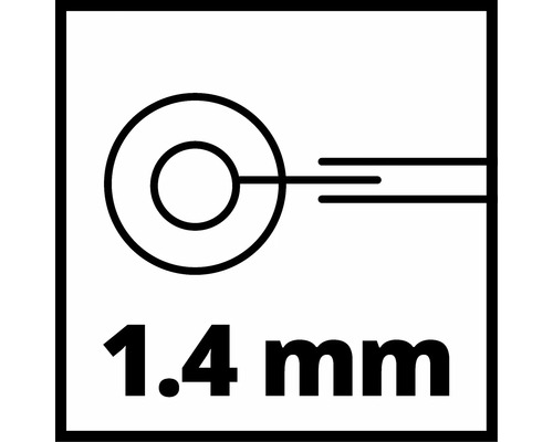Symbol pro průměr 1,4 milimetru