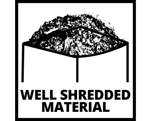 Symbol pro dobře rozmělněný materiál