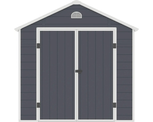 Zahradní kůlna s dvoukřídlými dveřmi pro uskladnění na zahradě