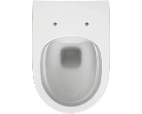 Vnitřní pohled na závěsné WC