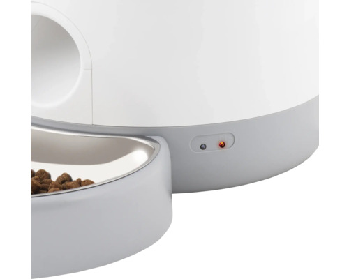 Automatický podavač krmiva pro domácí zvířata s miskou a kontrolkami