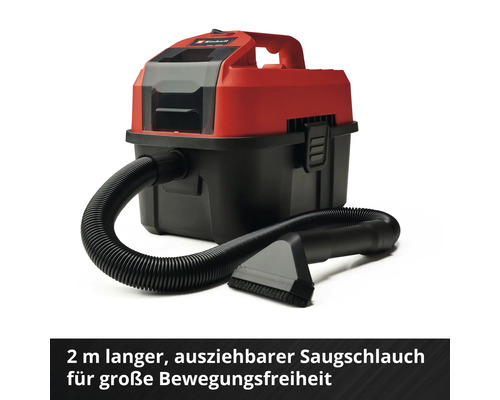 Mokro suchý vysavač se sací trubkou a kartáčem