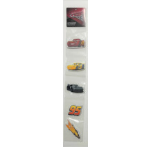 Nástěnná dekorace s motivy z filmu Cars v jednom balení