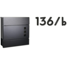 Poštovní schránka s číslem domu 136/b