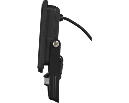 Venkovní LED reflektor s pohybovým senzorem, boční pohled