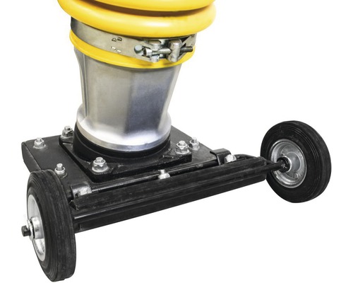 Pěch s transportním zařízením a kolečky