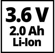 Informace o 3.6 V 2.0 Ah lithium-iontové baterii