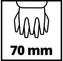 Symbol pro hloubku řezu 70 milimetrů