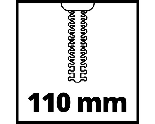 Délka řezu 110 milimetrů