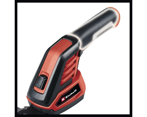 Detailní pohled na nůžky na živý plot Einhell