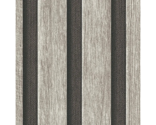 Tapeta s designem dřevěných prken a textilu