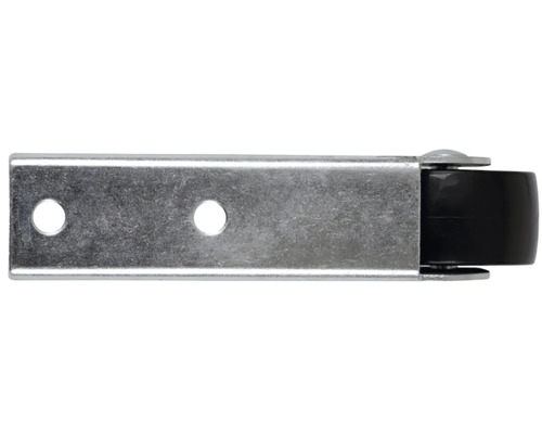 Dveřní zarážka s kolečky a kovovým držákem