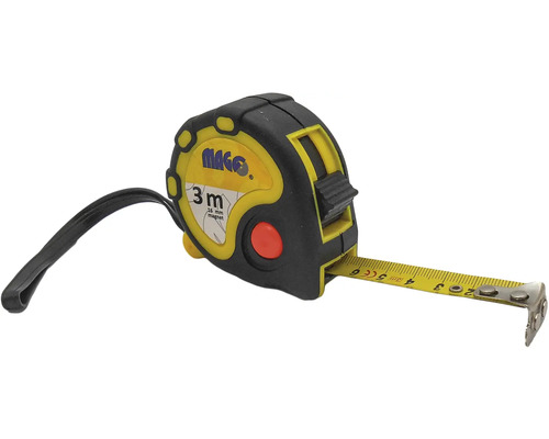 Svinovací metr o délce 3 metry pro měřicí práce