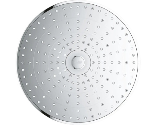 Kulatá hlavová sprcha s několika vodními tryskami