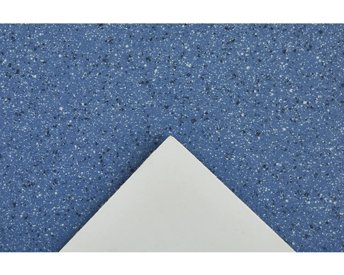 Modrá PVC podlahová krytina se skvrnitým vzorem